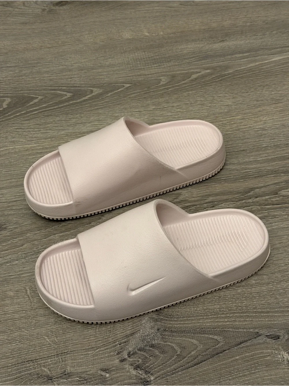 Nike Women's Pale Pink Slide Sandals